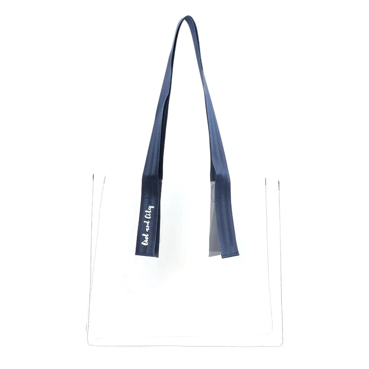 Biggdesign Owl And City Transparent Shopping and Beach Bag